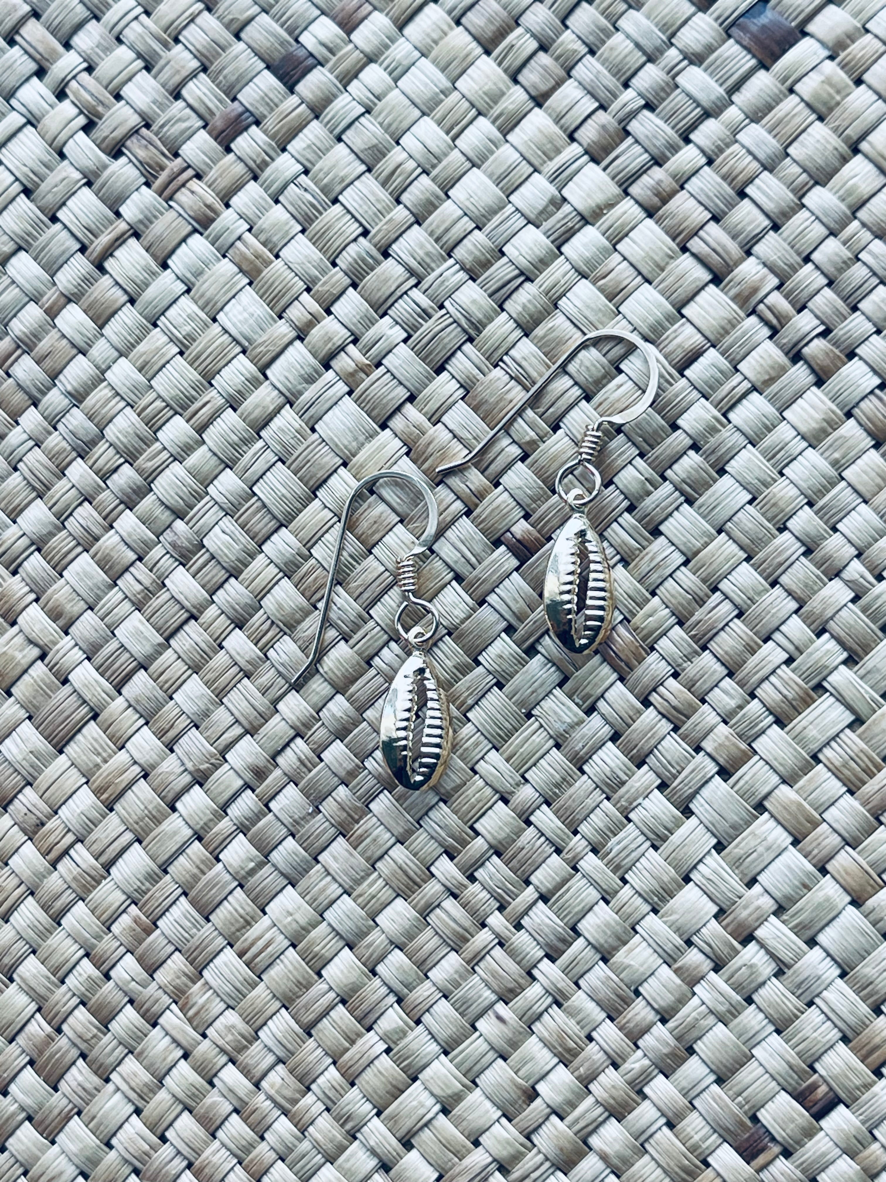 Gold Cowrie Earrings